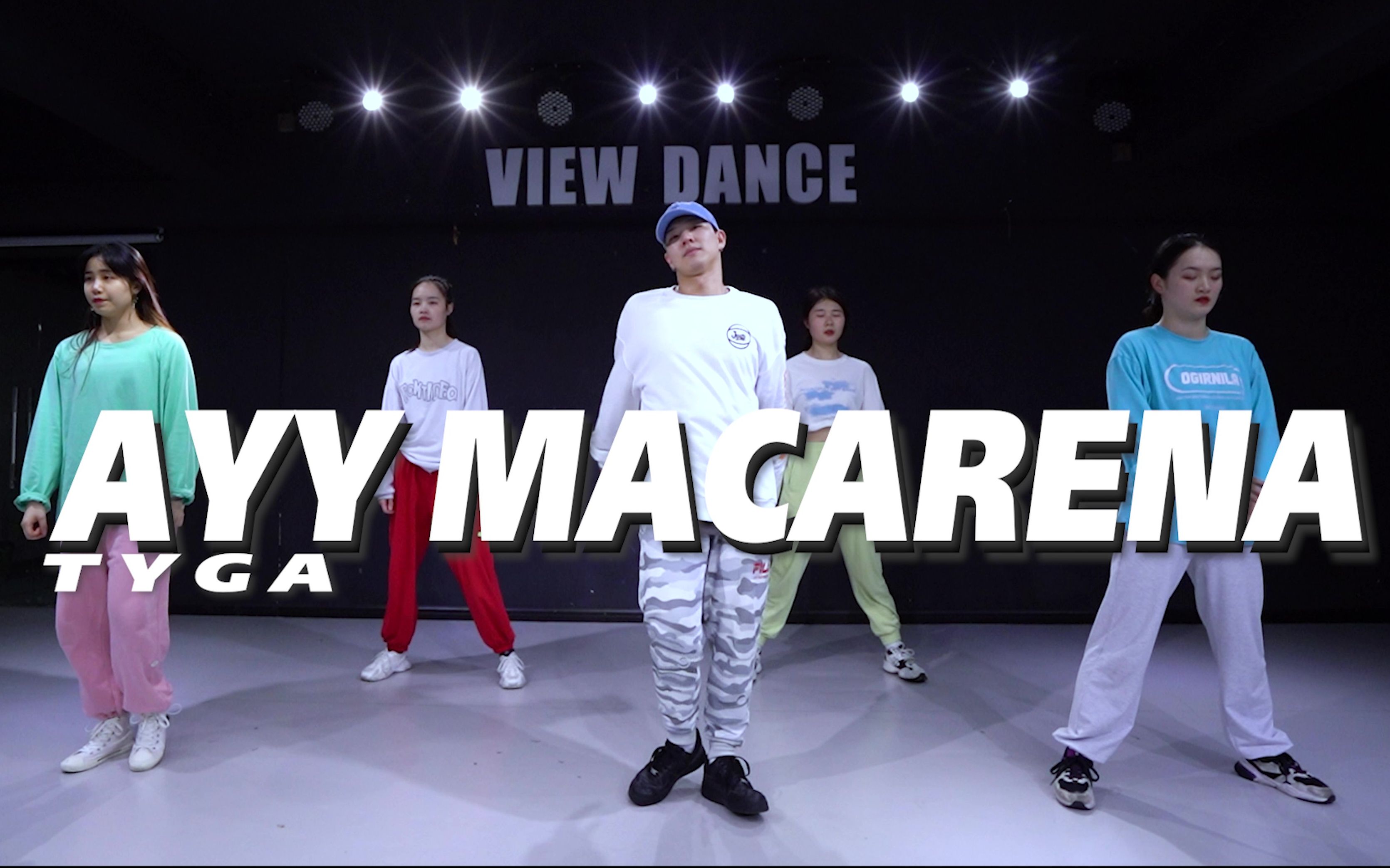 [图]【斑斑】自编基本功组合《Ayy Macarena》+ 镜面教学分解