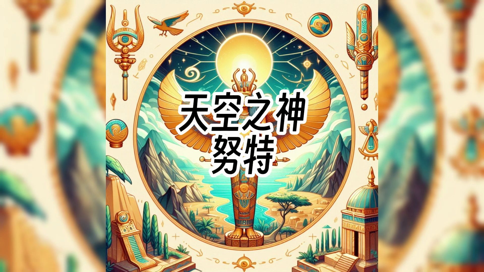 埃及神话中最古老的神祇努特,她是如何创造天空和生命的?