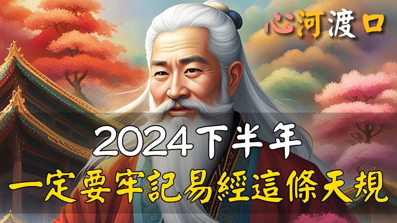 2024下半年,一定要牢记《易经》的这条天规! 心河渡口哔哩哔哩bilibili