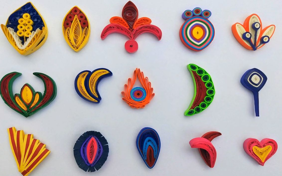 衍纸【quilling】衍纸基础造型 4