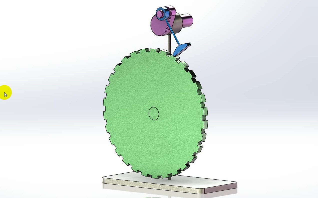 间断性旋转棘轮机构
