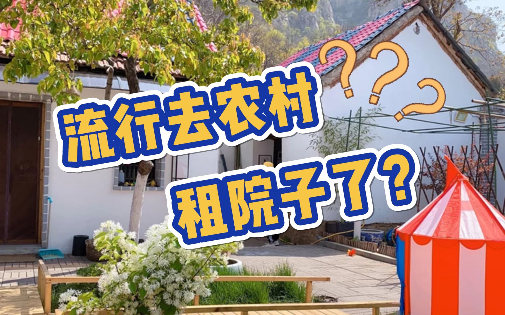 到农村租房住?300平大院子一年租金4万哔哩哔哩bilibili