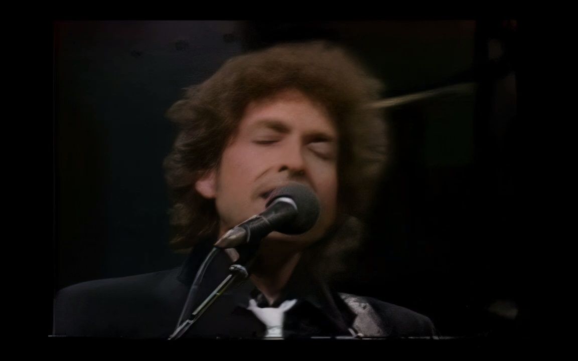 [图]Bob Dylan冷门佳曲 License to kill on Letterman 1984