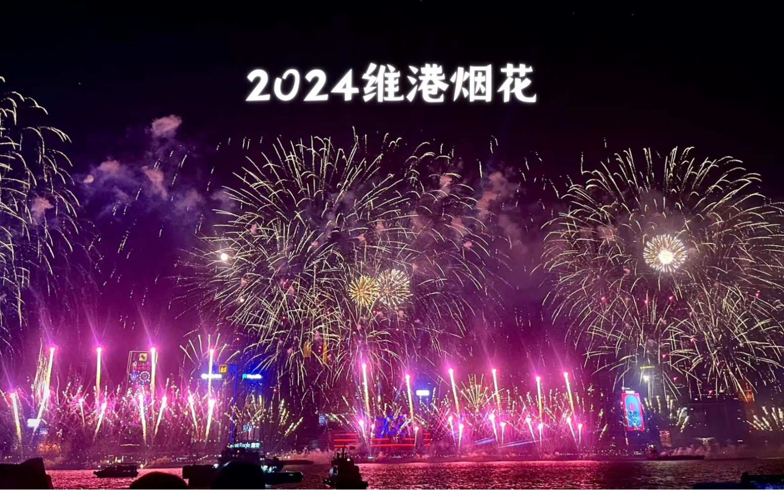 [图]2024跨年 看过最美的烟花！