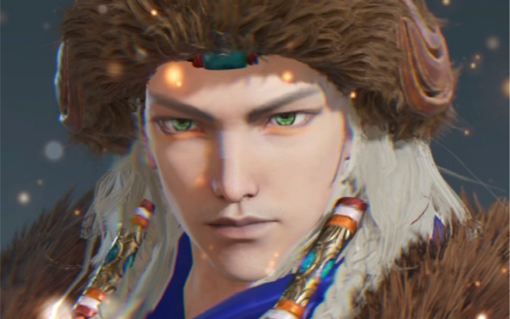 永劫无间特木尔捏脸展示沙男漠风