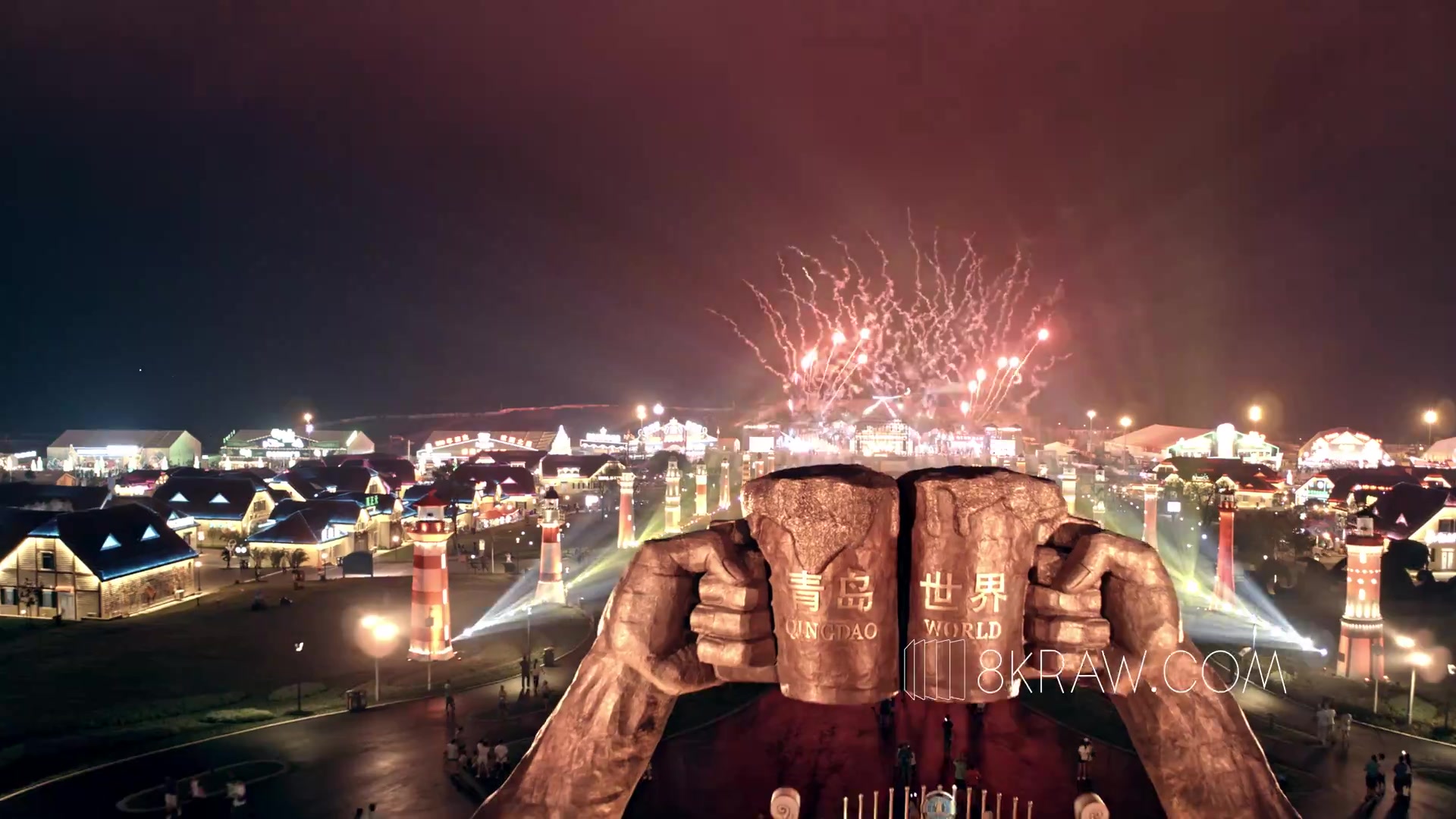 【高清航拍】青岛国际啤酒节的疯狂happy