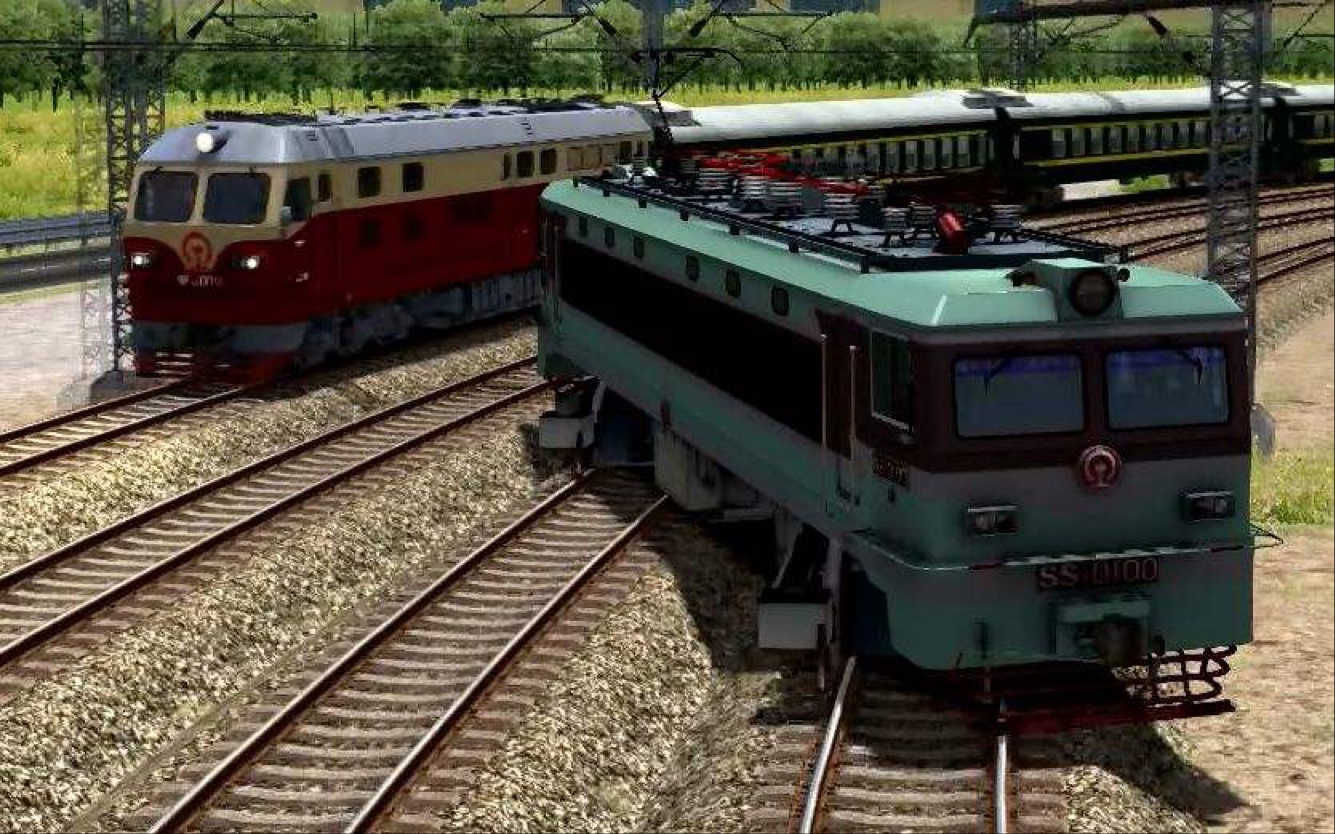 秋名山车神来开火车了现实中ss3牵引22b漂移见过不