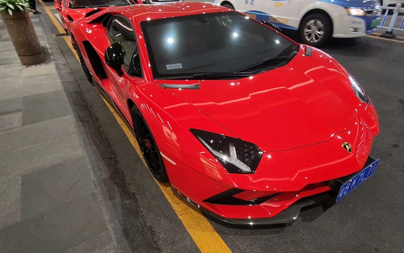 【深圳豪车街拍】兰博基尼 aventador