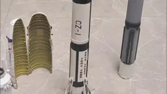 中国航天日的纪元，长征1号火箭~东方红1号卫星，一样是磁吸一样丝滑，长征-1号，#中国航天日 #火箭发射 #模型制作 #航天手工制作