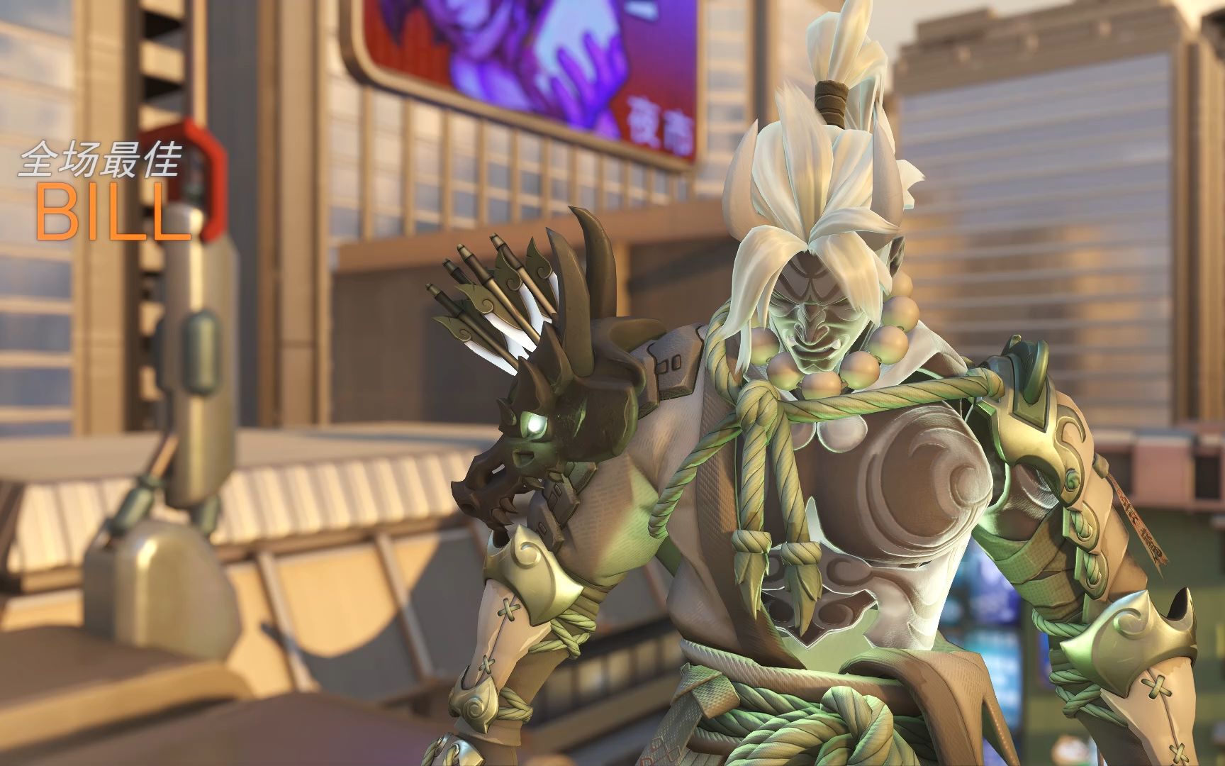 半藏皮肤特效比我想象的好一点