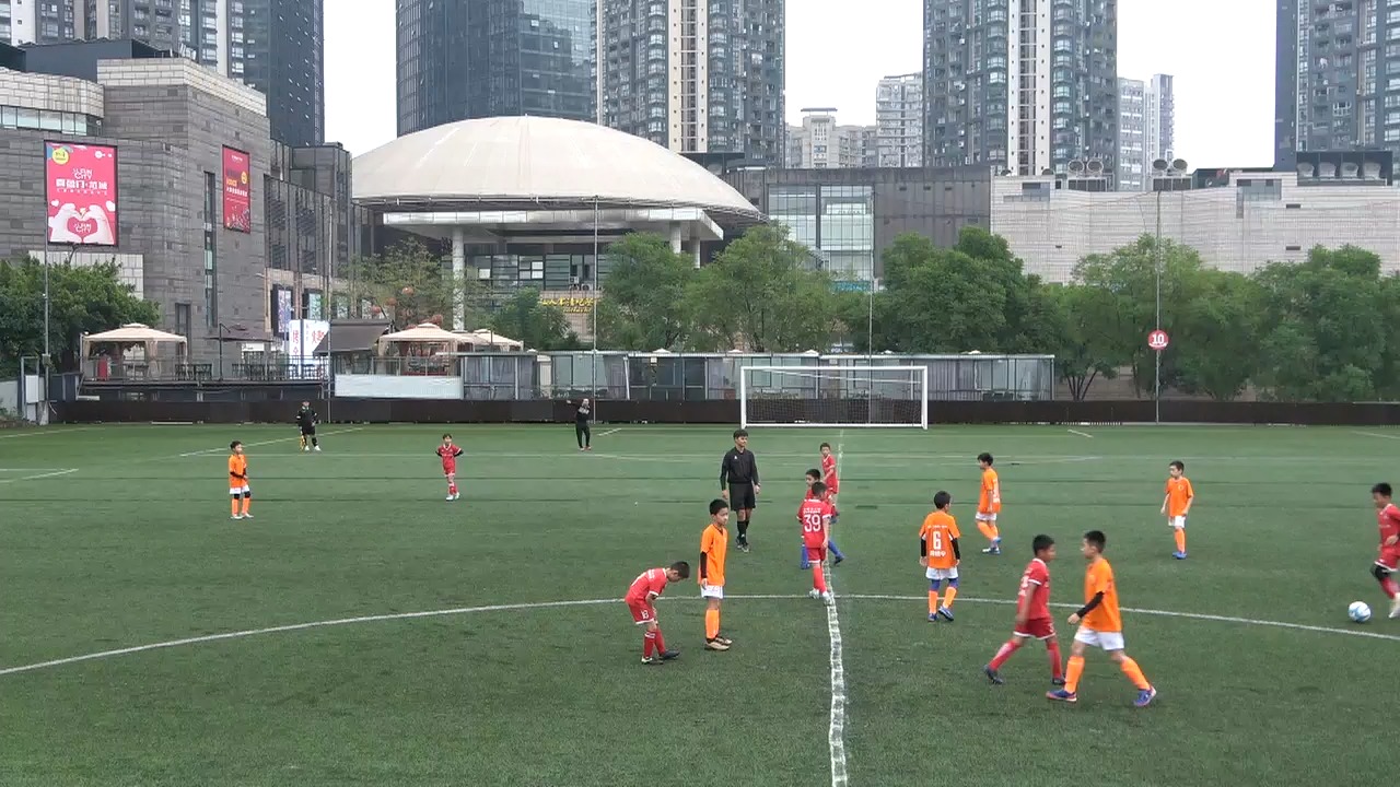 上半场:u10重庆天地训练营vs人民(融侨)小学