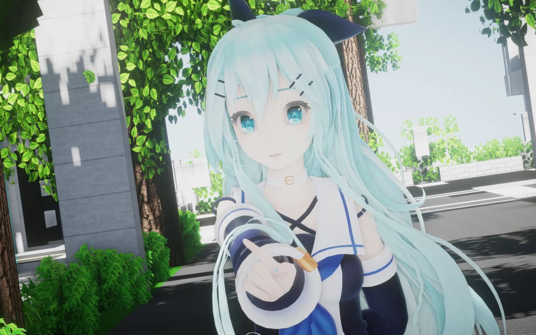 【minecraft自定义史蒂夫】今日的你也有恋爱的预兆呢 miku的山风cos