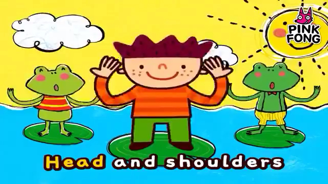 儿童启蒙早教英语卡通动画片 head and shoulders