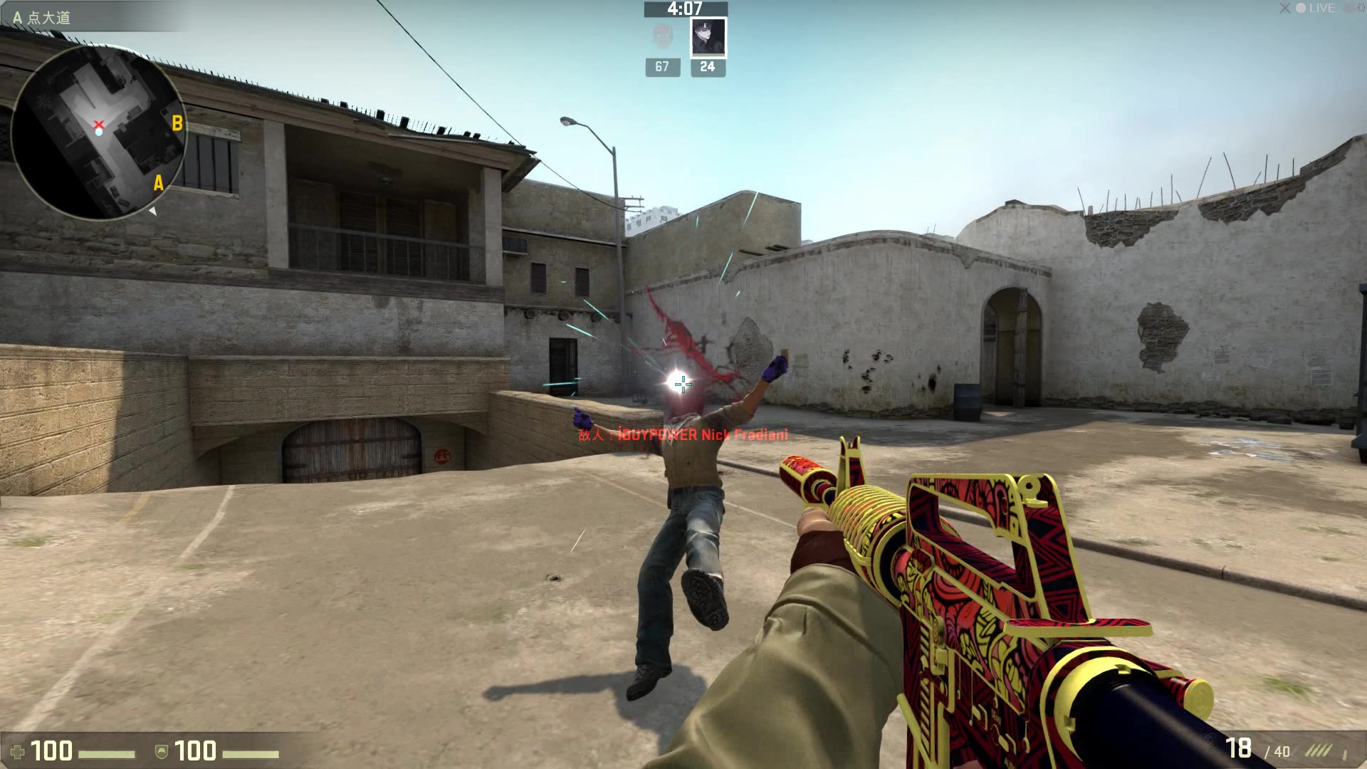 danai展示csgo所有m4a1皮肤展示