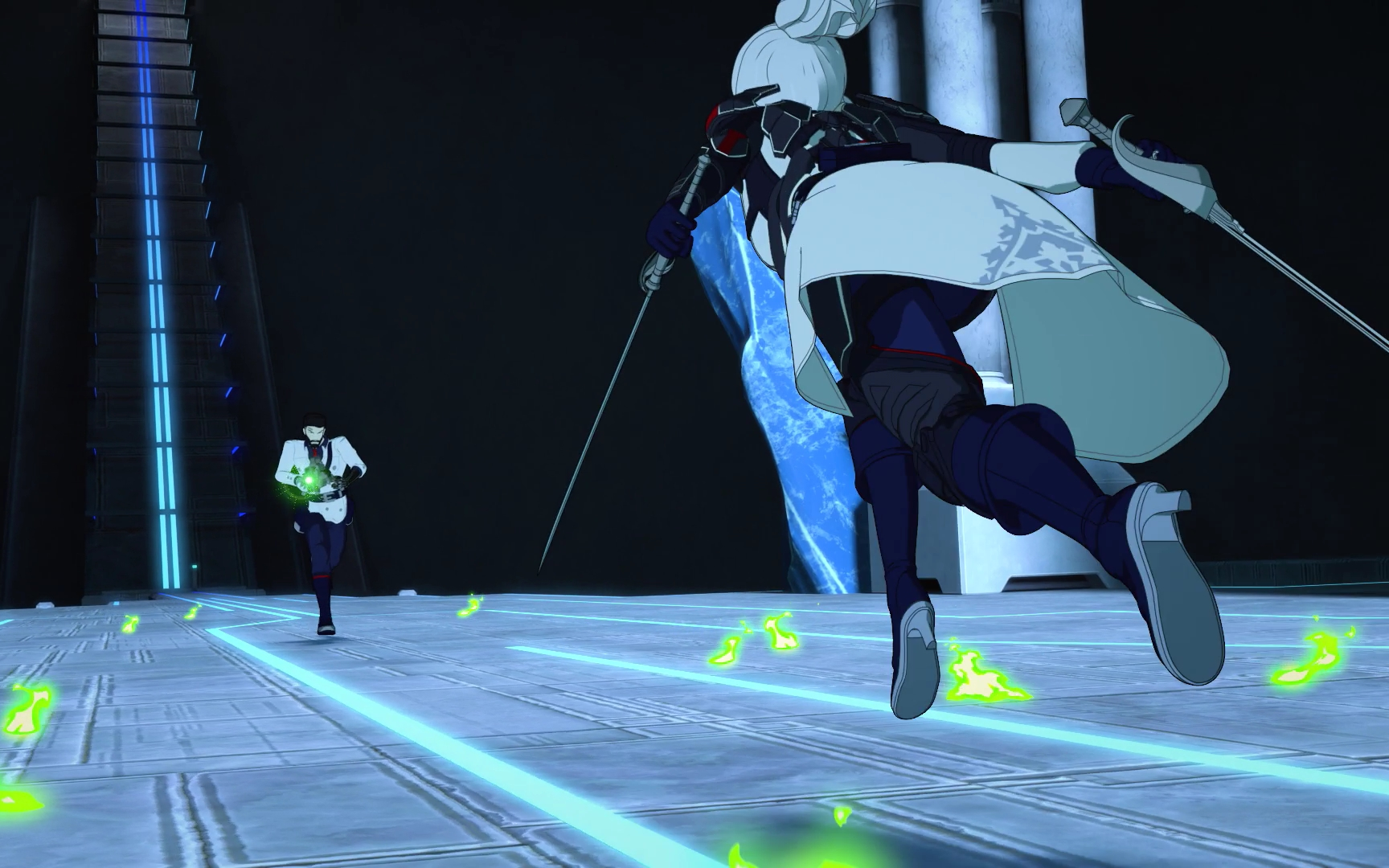 rwby - winter vs ironwood將軍