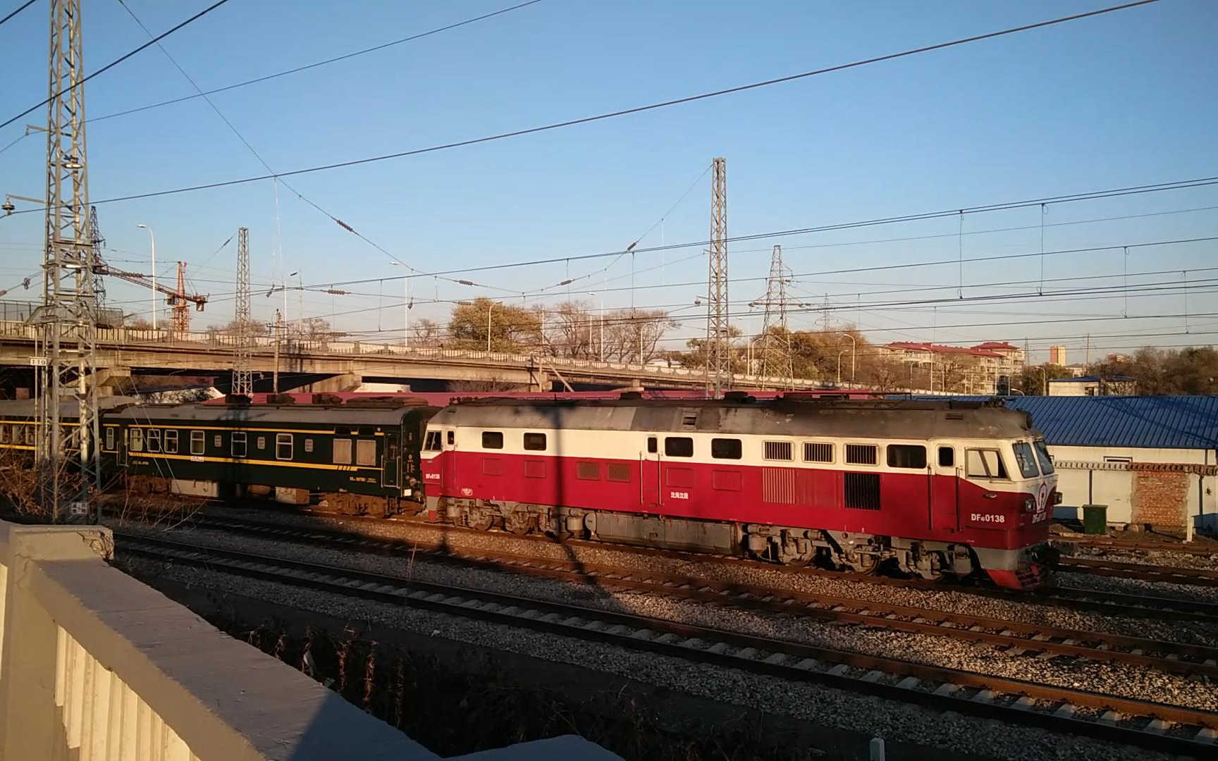 df4d 0138 k550次(齐齐哈尔-大连)晚点出平齐线齐北场 2016.10.