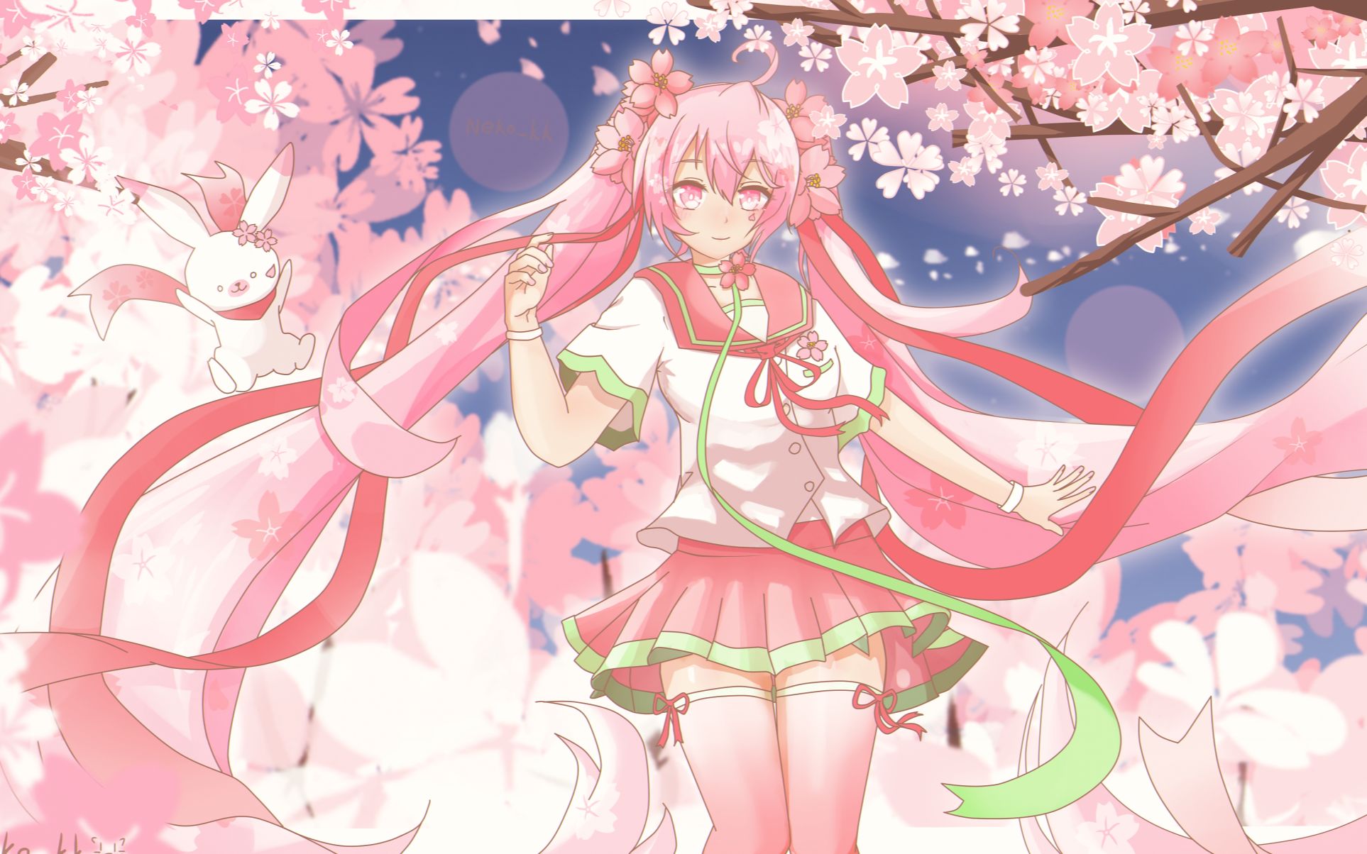 【绘画回放】樱未来新壁纸预告