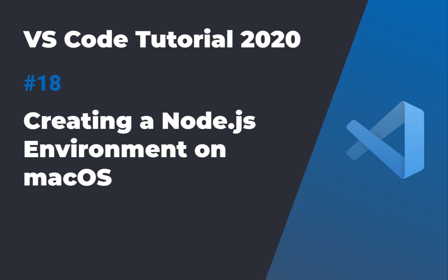 VS Code入门教程2020 #18 在macOS上搭建Node.js开发环境哔哩哔哩bilibili