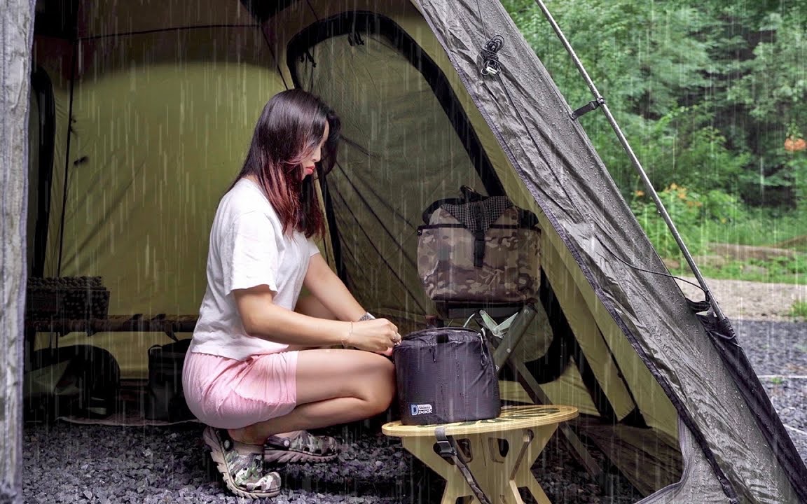 [图]雨中野营、享受生活中每一刻的美好