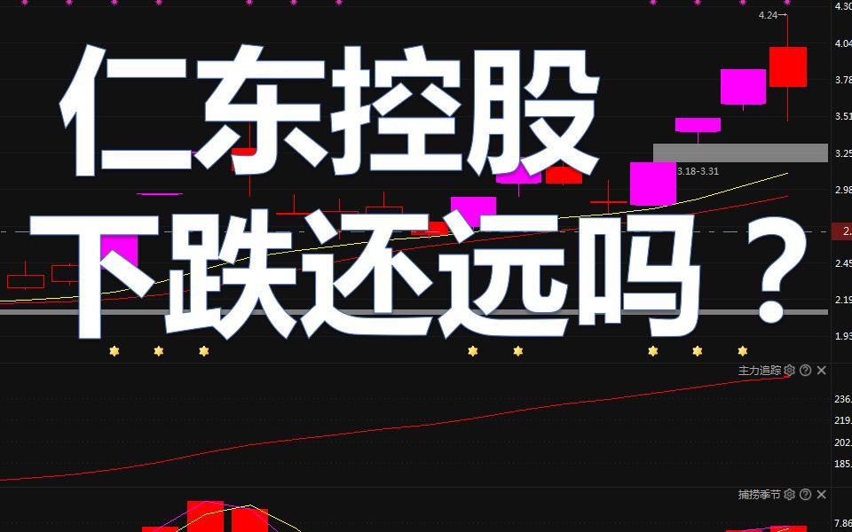 仁东控股 遇前高下跌还远吗?哔哩哔哩bilibili