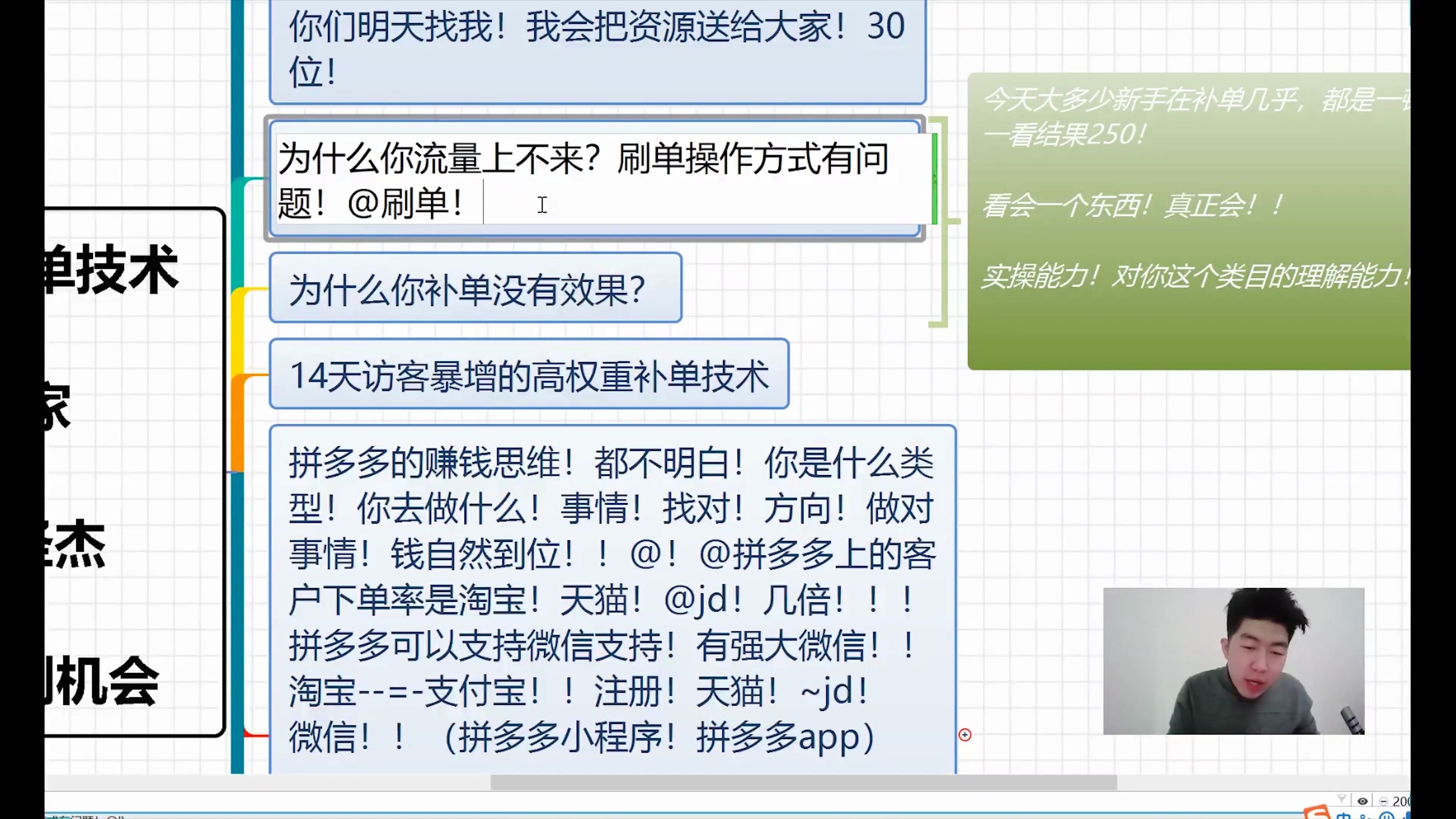 拼多多店铺没流量,没订单,到底该怎么做?仔细看完这个知识点哔哩哔哩bilibili