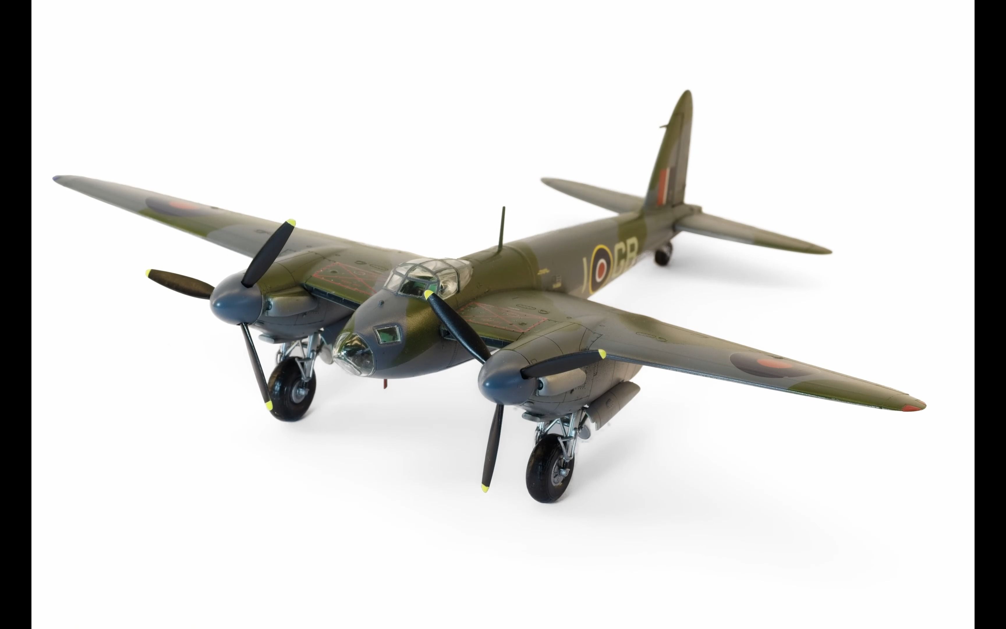 田宫tamiya (60753) 德哈维兰蚊子 b mk.iv 1/72 完全制作