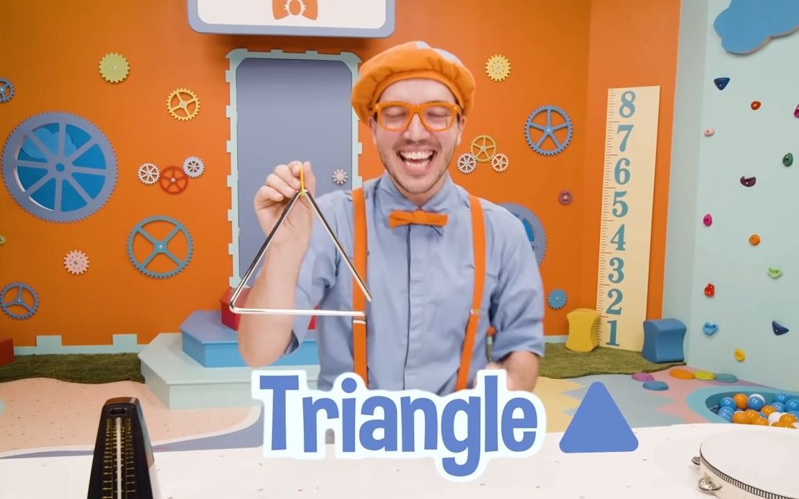 Blippi 学乐器 Learns Musical Instruments For Kids哔哩哔哩bilibili