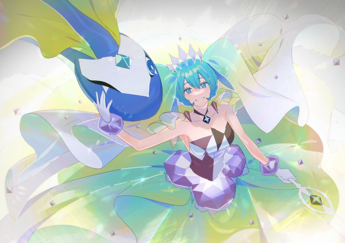 宝可梦 初音未来x冰雪巨龙 同人合集 岩石系的公主哔哩哔哩bilibili