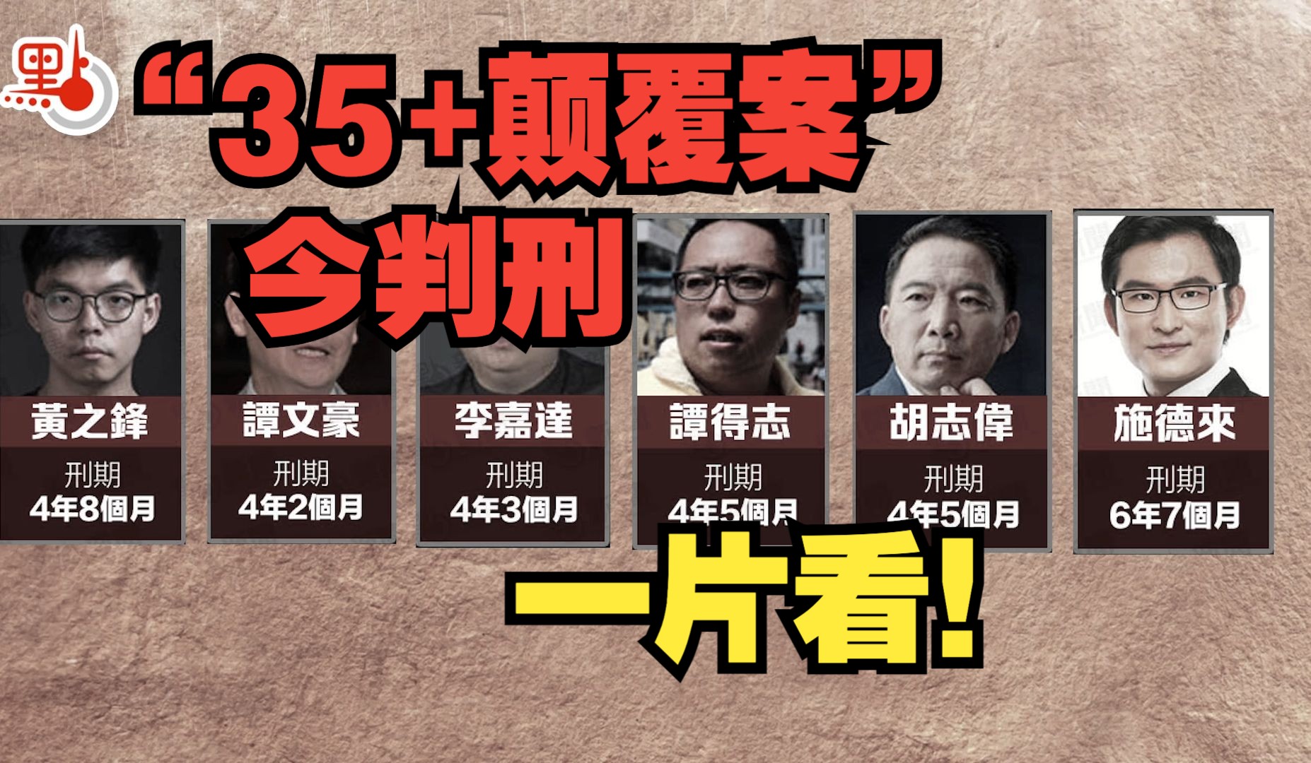 47人串谋颠覆国家政权案今日判刑 戴耀廷判囚10年!45名被告刑期公布哔哩哔哩bilibili