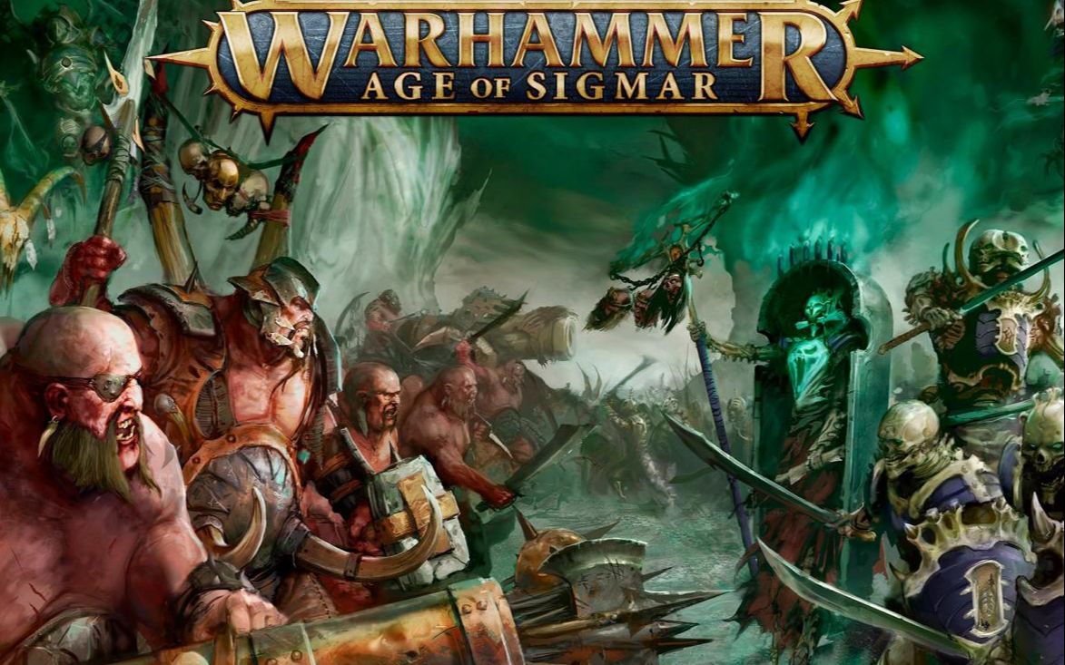 战锤西格玛时代对战视频:aos3.3 食人魔 vs 骨税