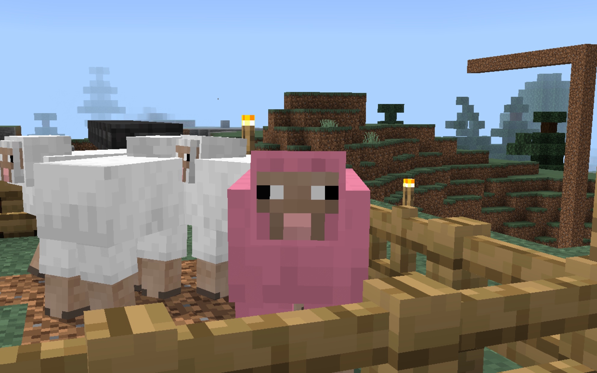 mc国际版ios端存档共享方法(祝点进来的人都遇到粉红羊!