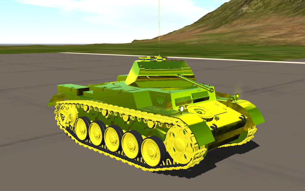 【简单飞机】二号战车f型 panzerii f