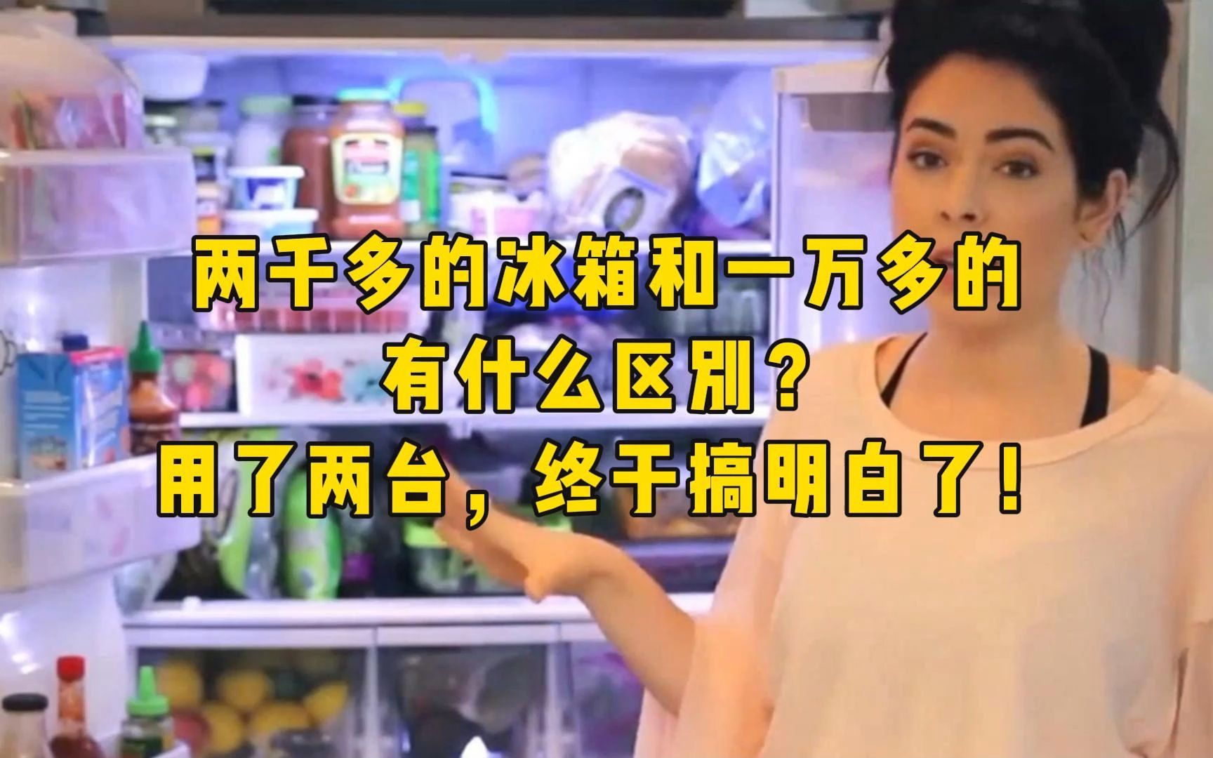 两千多的冰箱和一万多的有什么区别?用了两台,终于搞明白了!哔哩哔哩bilibili