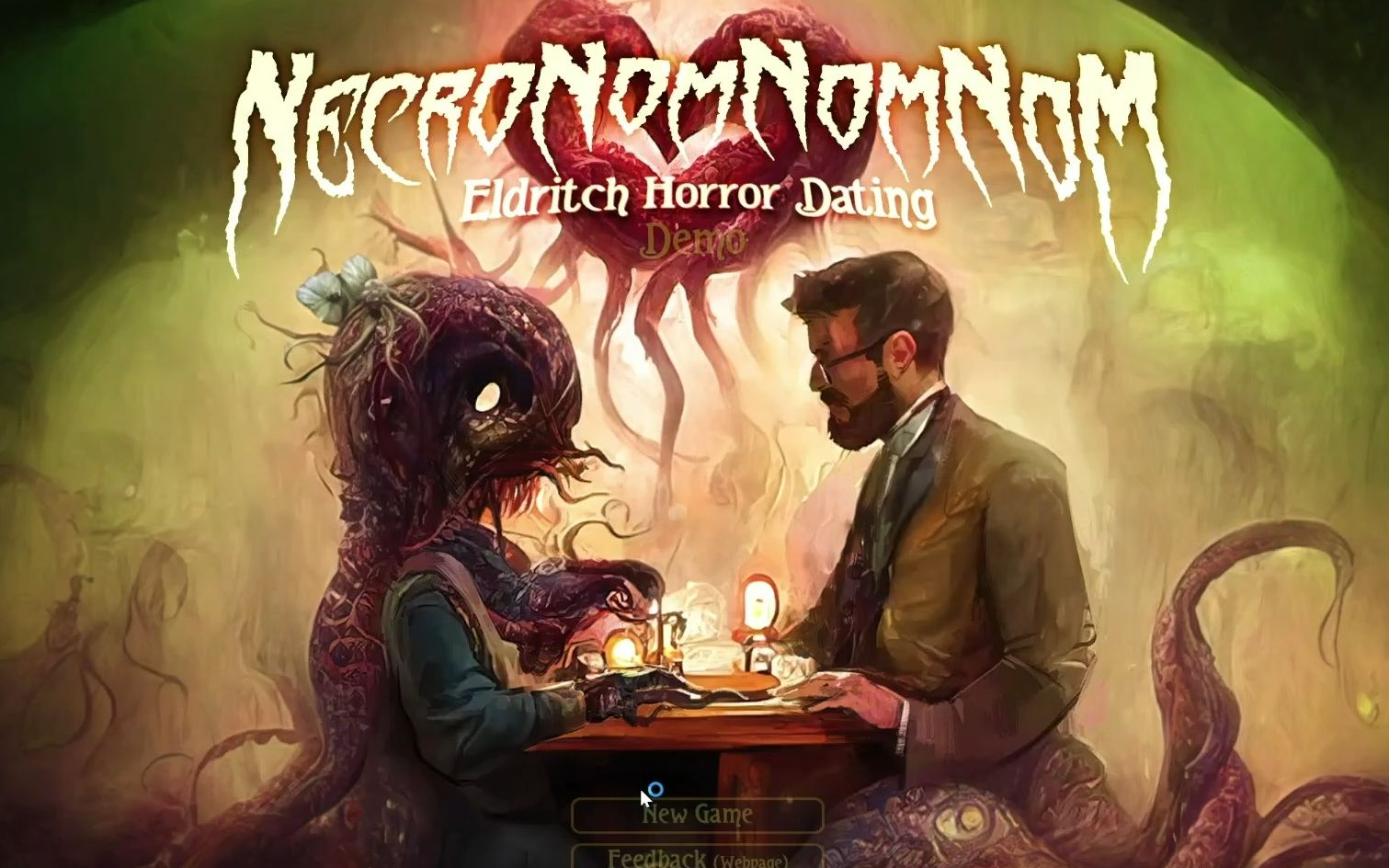 [图]在克系游戏与深潜者约会?? NecroNomNomNom:Eldritch Horror Dating试玩版