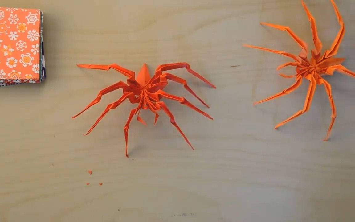 【折纸教程】基里科米折纸蜘蛛教程