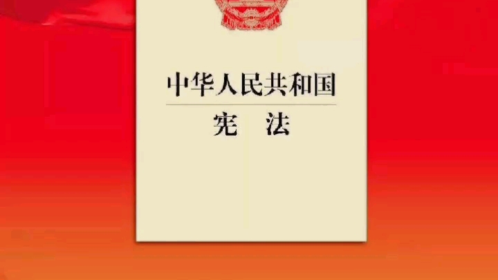 《中华人民共和国宪法》第二章 第三十三条.公民的基本权利和义务.哔哩哔哩bilibili