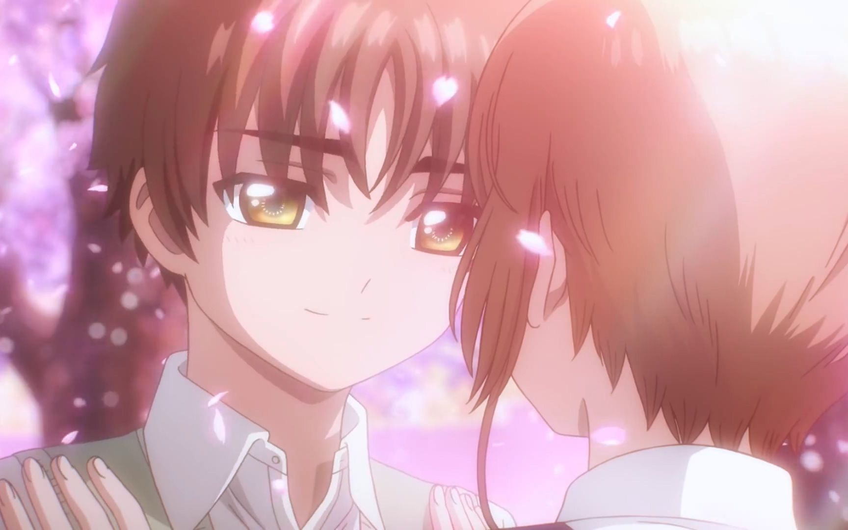 日漫魔卡少女樱樱花飘落的季节小樱和小狼君的爱情透明牌篇