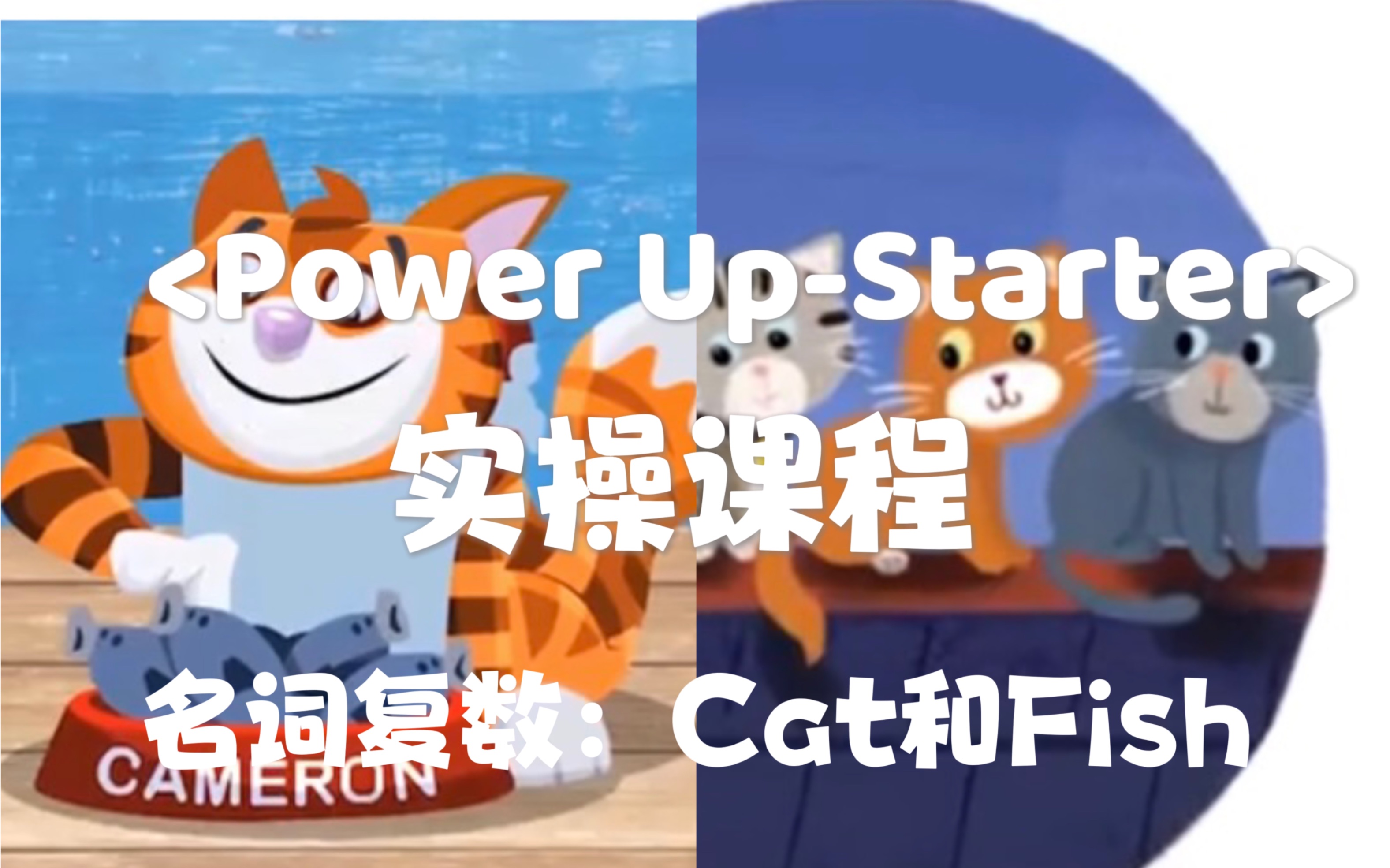 【Power Up Starter】剑桥少儿英语实操课程:Unit1Part 14: 名词复数 Cat和Fish哔哩哔哩bilibili