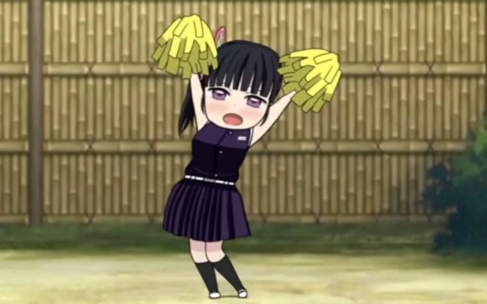 想要为炭治郎加油的香奈乎 当起了啦啦队