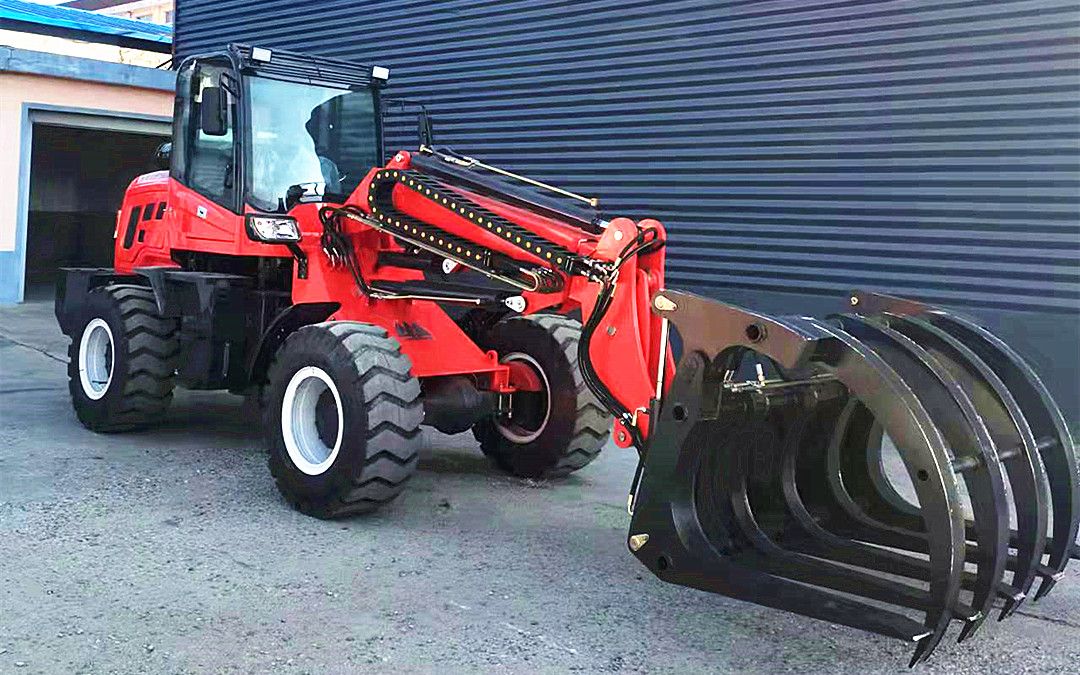 三能搅装伸缩臂抓木机完美展示,用实力说话.