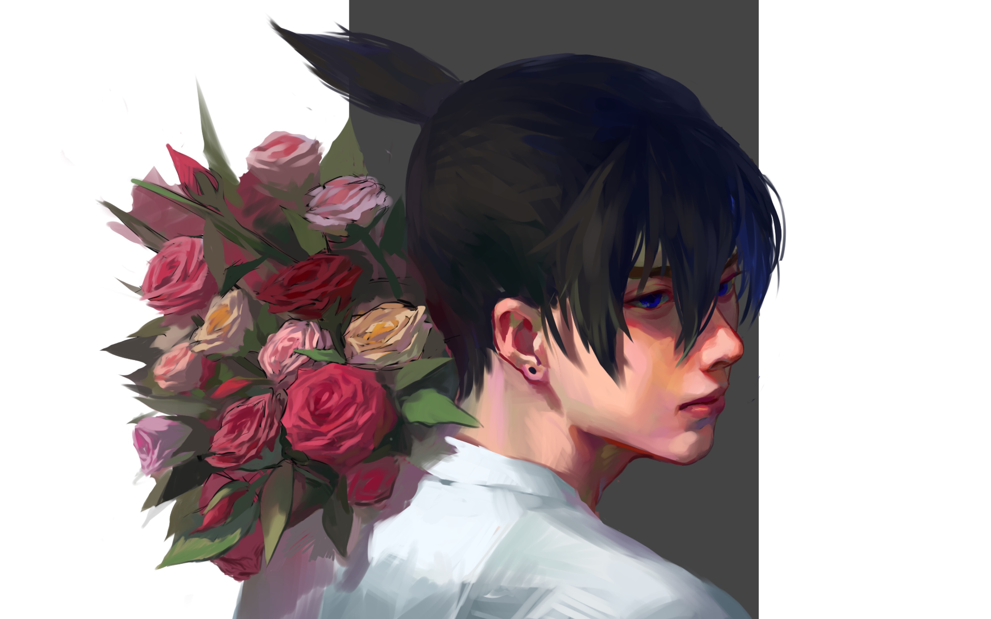 活动  【板绘】【电锯人-早川秋】进来浪费三分钟人生