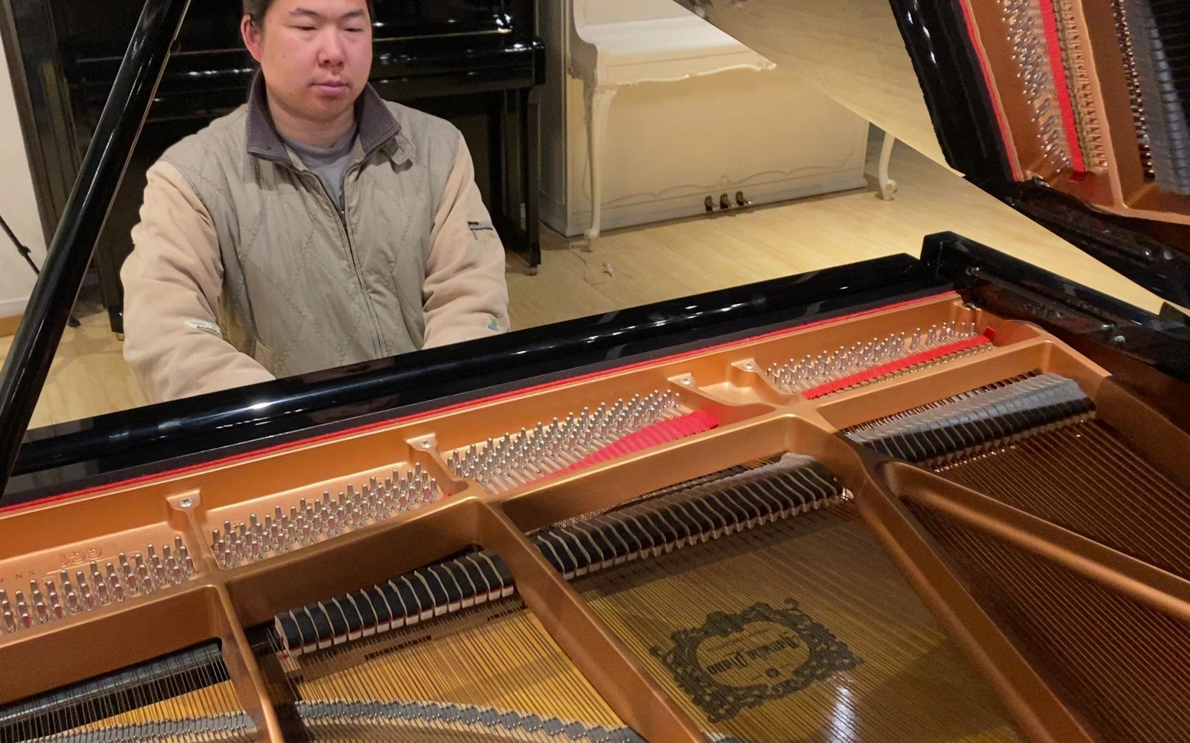 雅马哈 gc1sn为书房专用小三角钢琴视频弹奏