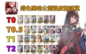 Download Video: 【绯色回响】公测开荒强度榜速览！