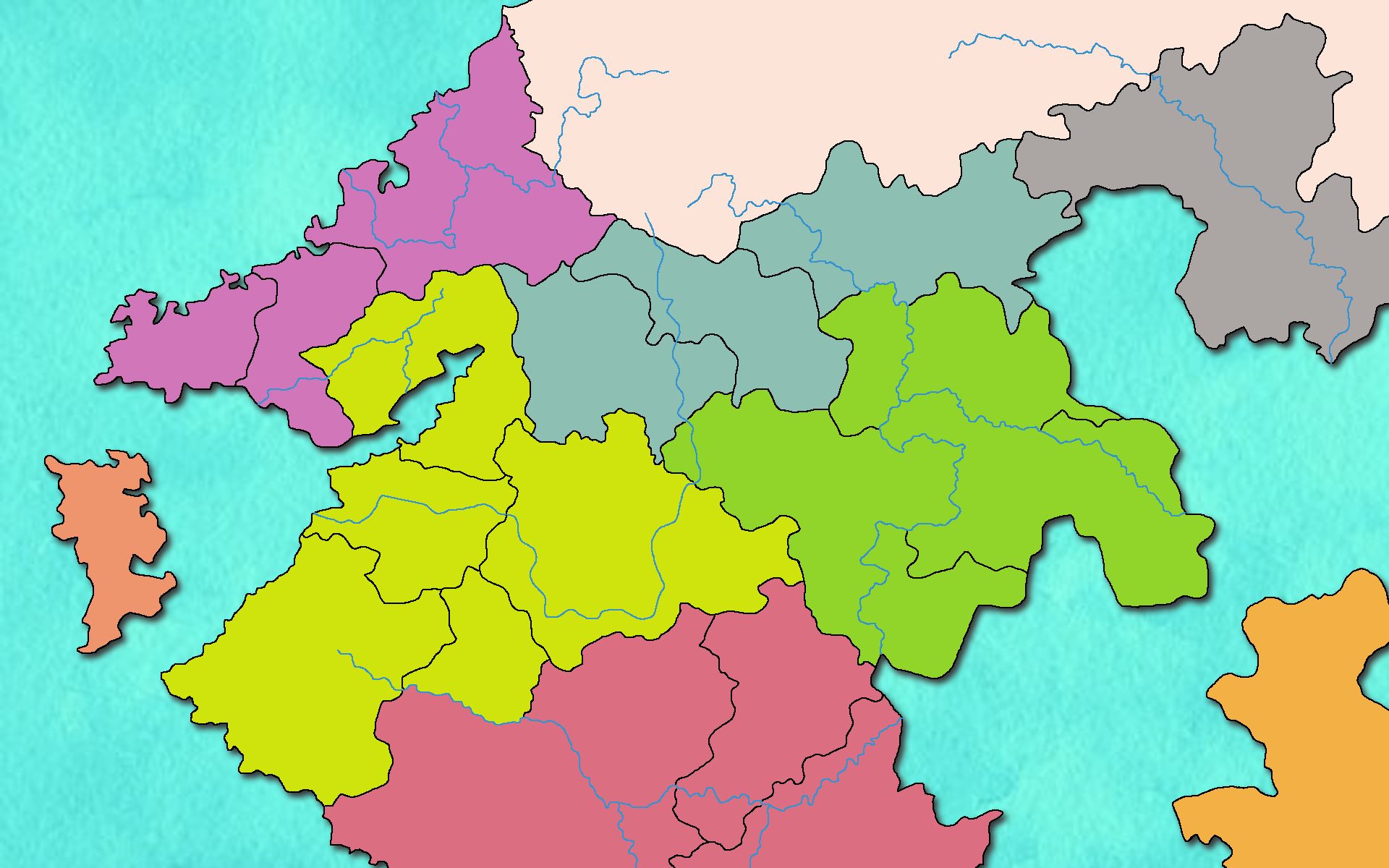 【架空地图】无事可做 骑马横跨大陆