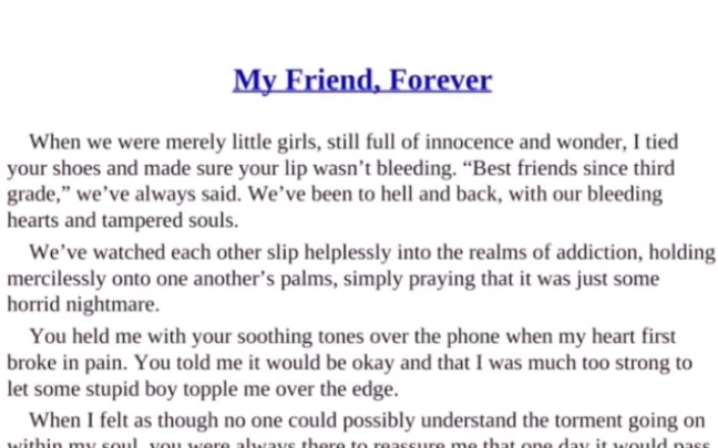 [图]My friend，forever.