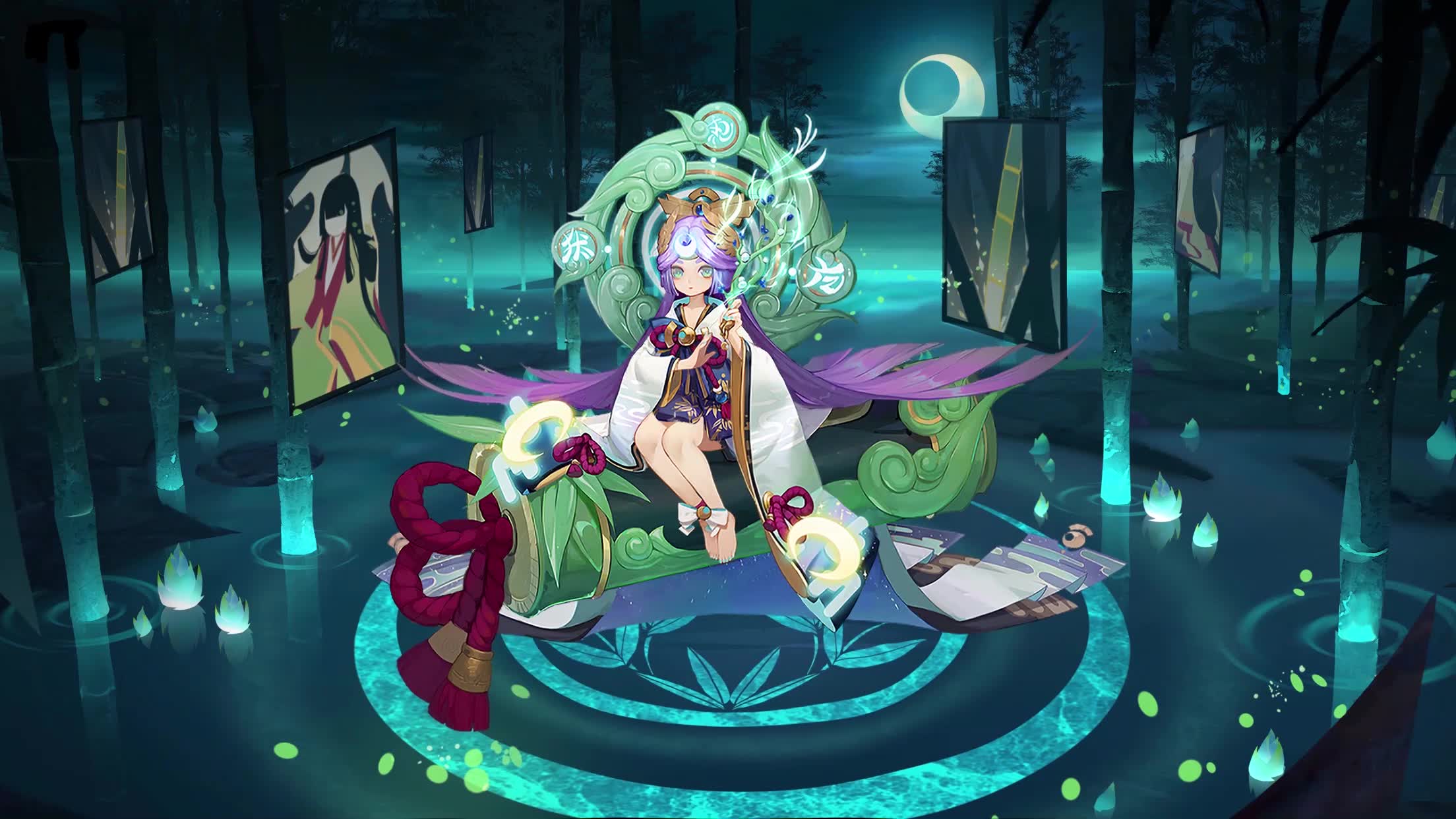 【阴阳师】辉夜姬动态壁纸_哔哩哔哩_bilibili