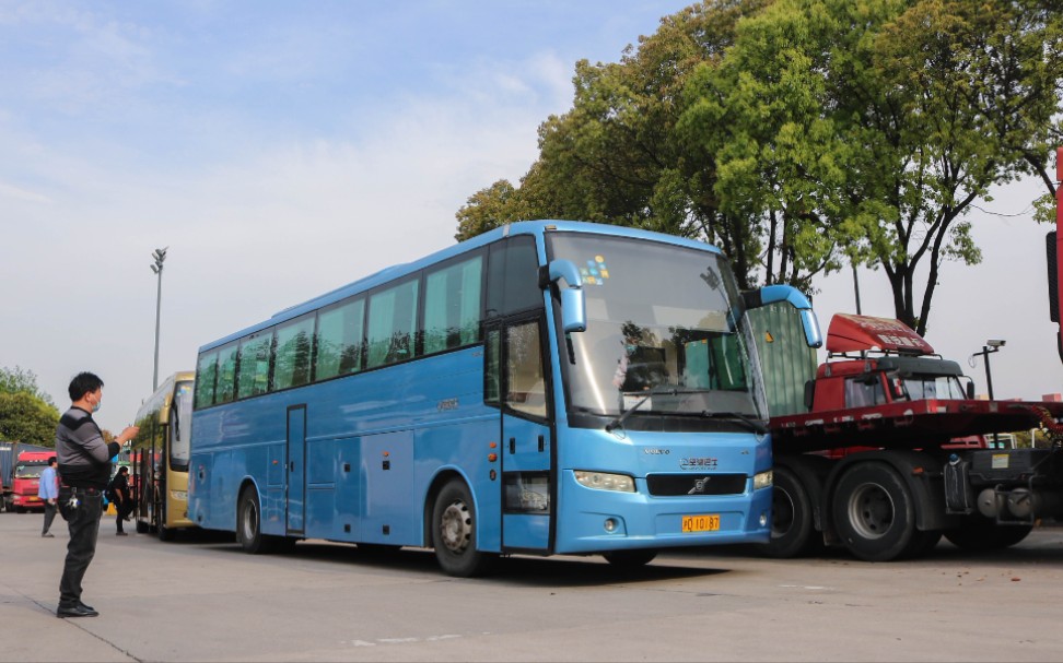 上海空港巴士 西沃9800vip dh12发动机怠速实录