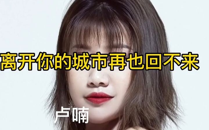 [图]【日推歌单】歌曲《离开你的城市再也回不来》 卢喃