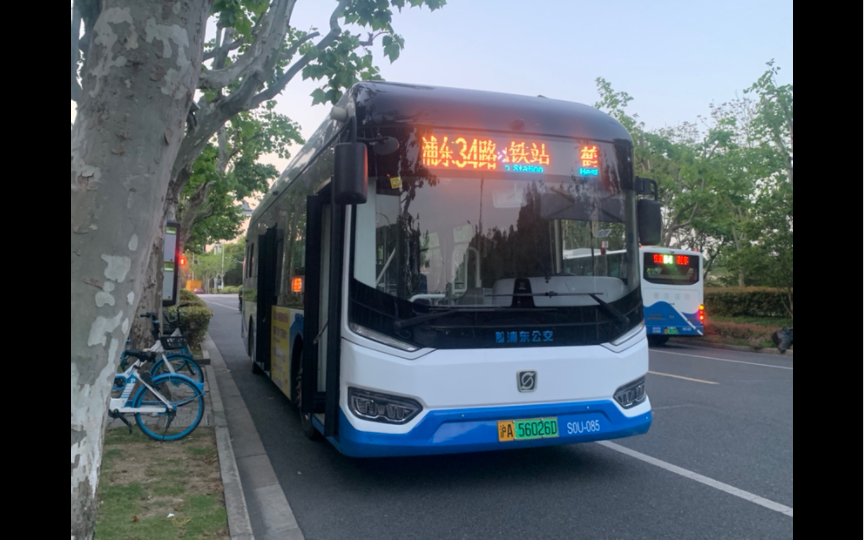【随拍/疯狂飙车】上海公交浦东34路 s0u 运行实录