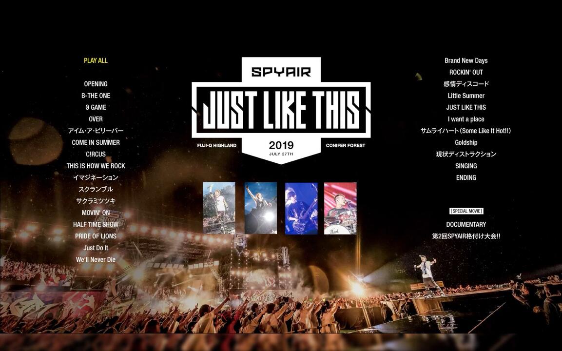BD】SPYAIR 『JUST LIKE THIS 2019』_哔哩哔哩_bilibili